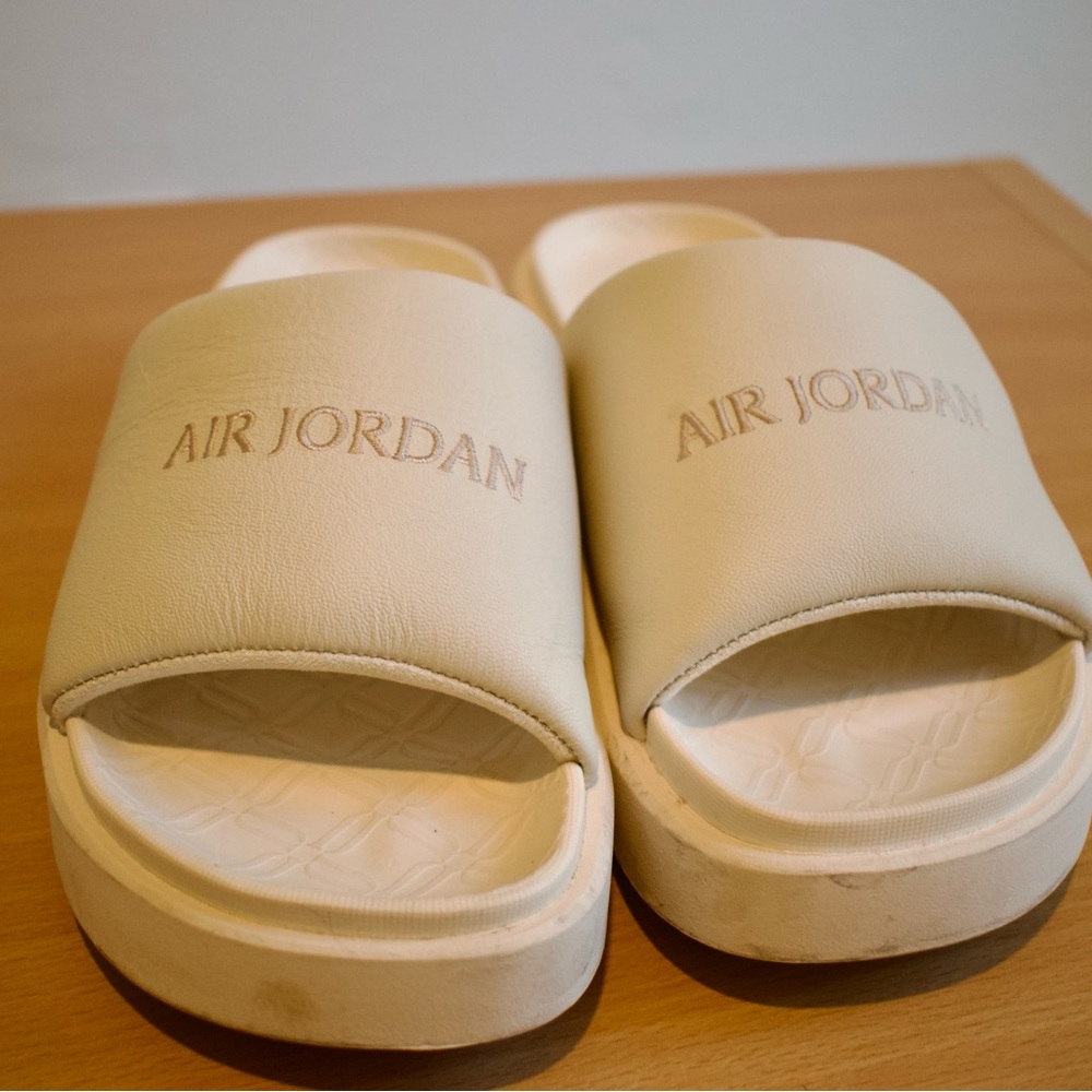 Nike Air Jordan Cream Sandals